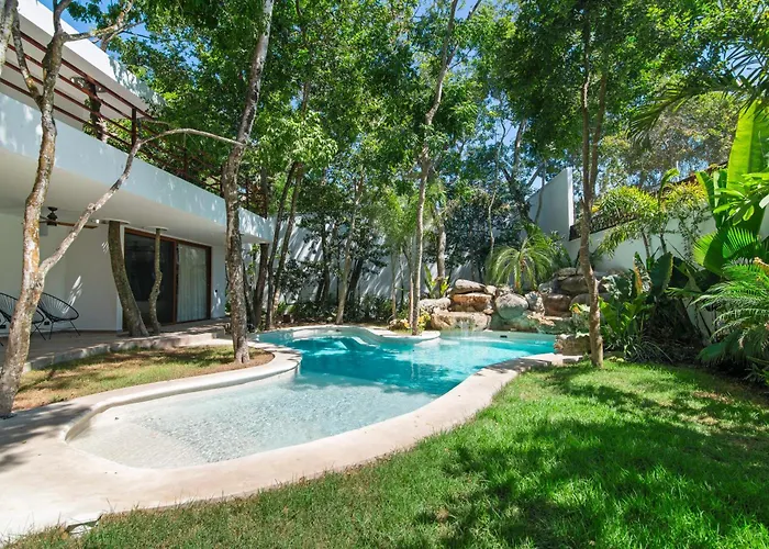 Villa With Lagoon Pool & Jacuzzi 400m From Xcaret *