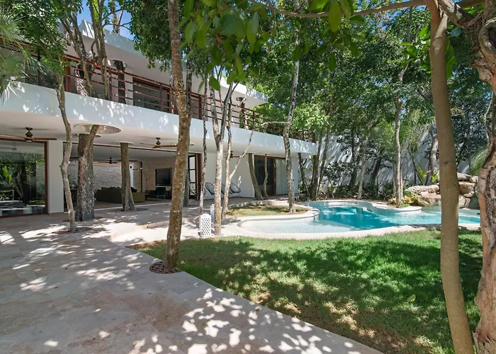 Villa With Lagoon Pool & Jacuzzi 400m From Xcaret Playa del Carmen