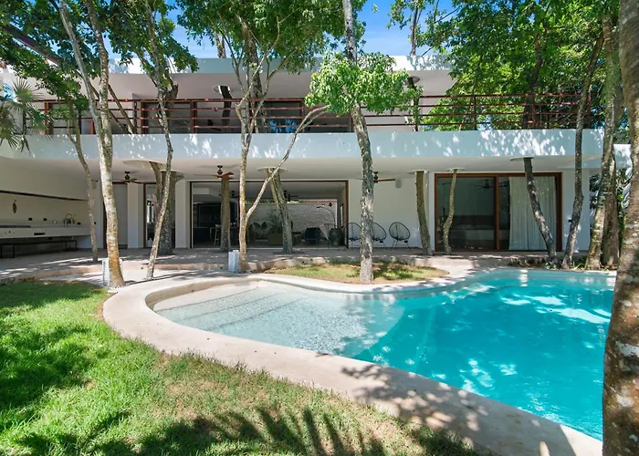 Villa With Lagoon Pool & Jacuzzi 400m From Xcaret *