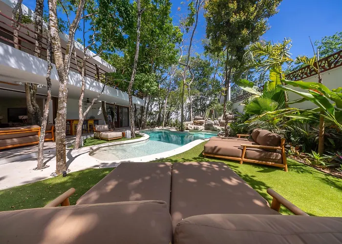 Villa With Lagoon Pool & Jacuzzi 400m From Xcaret Playa del Carmen